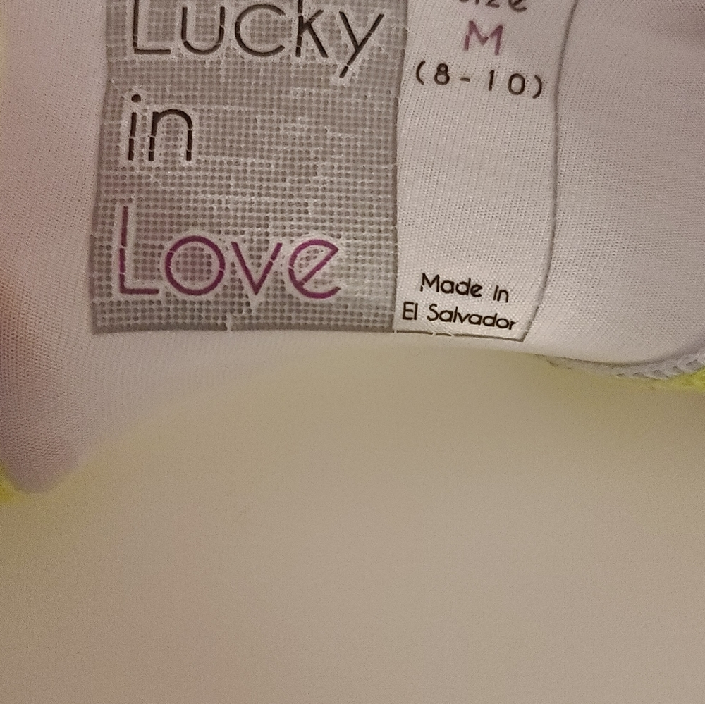 Lucky in Love tennis long sleeve shirt, - Picture 3 of 3